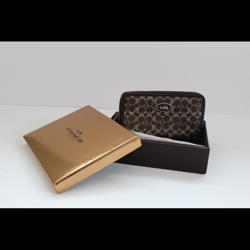 Coach Zippered Wallet Wristlet